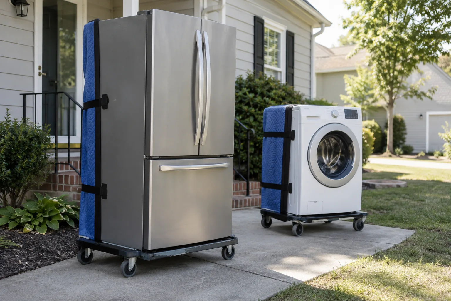 Appliance and access detail for appliance removal